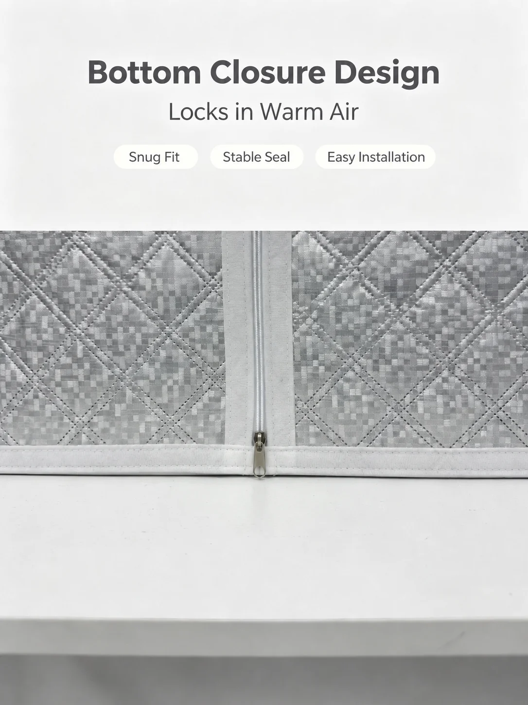 Gemütliche Winter- und Herbst-Thermovorhänge, Wärmedämmung, winddichte Abdichtung, Temperaturisolierung, Sonnen- und Schalldämmung, Mo – Detail 7