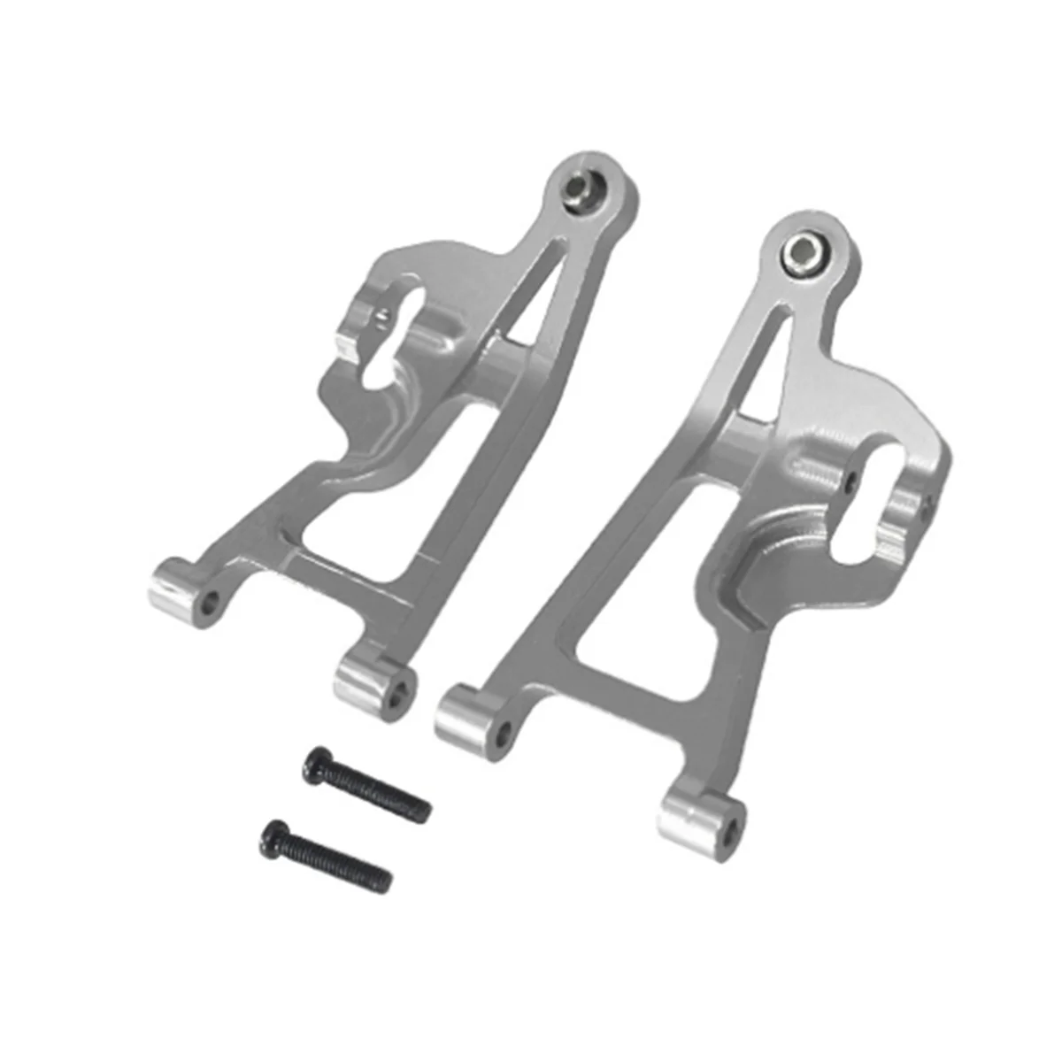 Componentes del brazo oscilante inferior delantero del coche A17I RC para Go 1/14 14209 14210 H14BM RC piezas de mejora de coche plateado