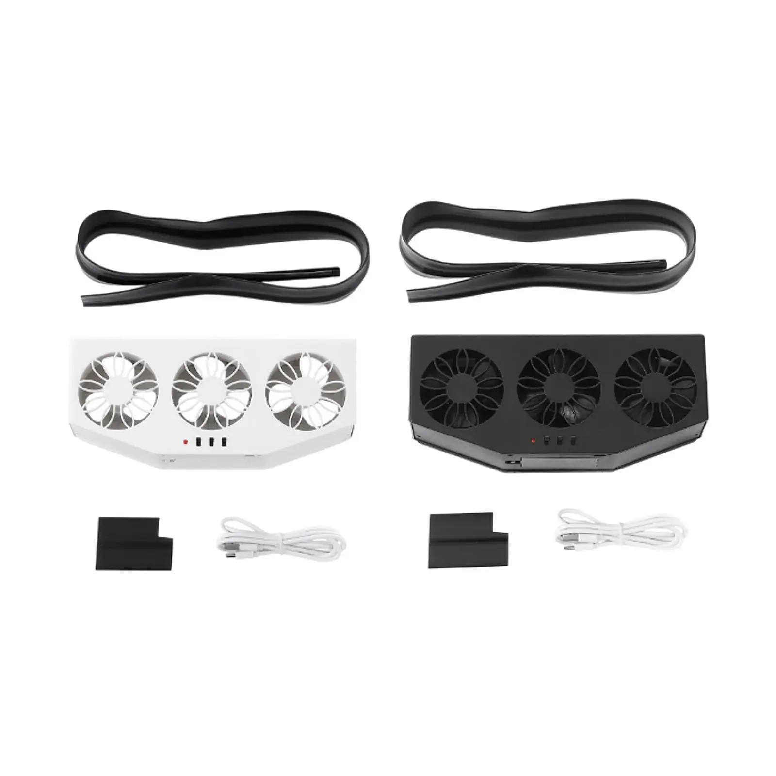 

Car Exhaust Fan Ventilation Fan SUV Auto Air Vent Radiator with 3 Air Outlet