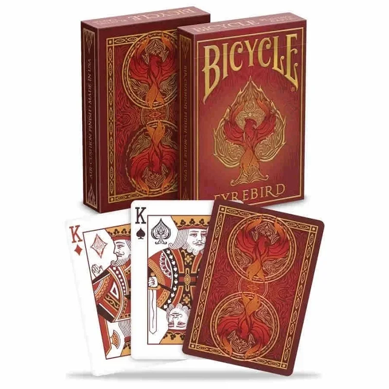 Bicycle Fyrebird Playing Cards USPCC Fire Bird Deck Poker Size Card Games Magic Tricks for Magician