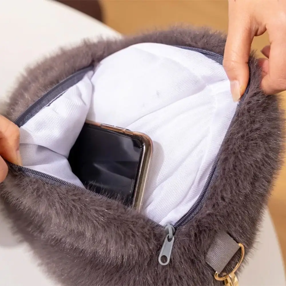 Zaini per bambole in peluche pinguino portatili Borsa in peluche ripiene di peluche soffice Borsa a tracolla morbida per signora Giocattoli