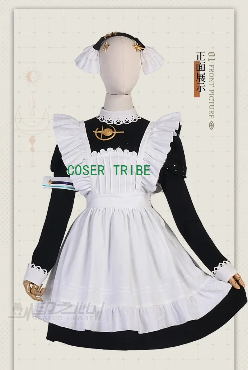 COSER TRIBE Reverse:1999 Voyager Maid Cosplay Costume Cos Game Anime Party Uniform Hallowen Play Role Clothes Clothing