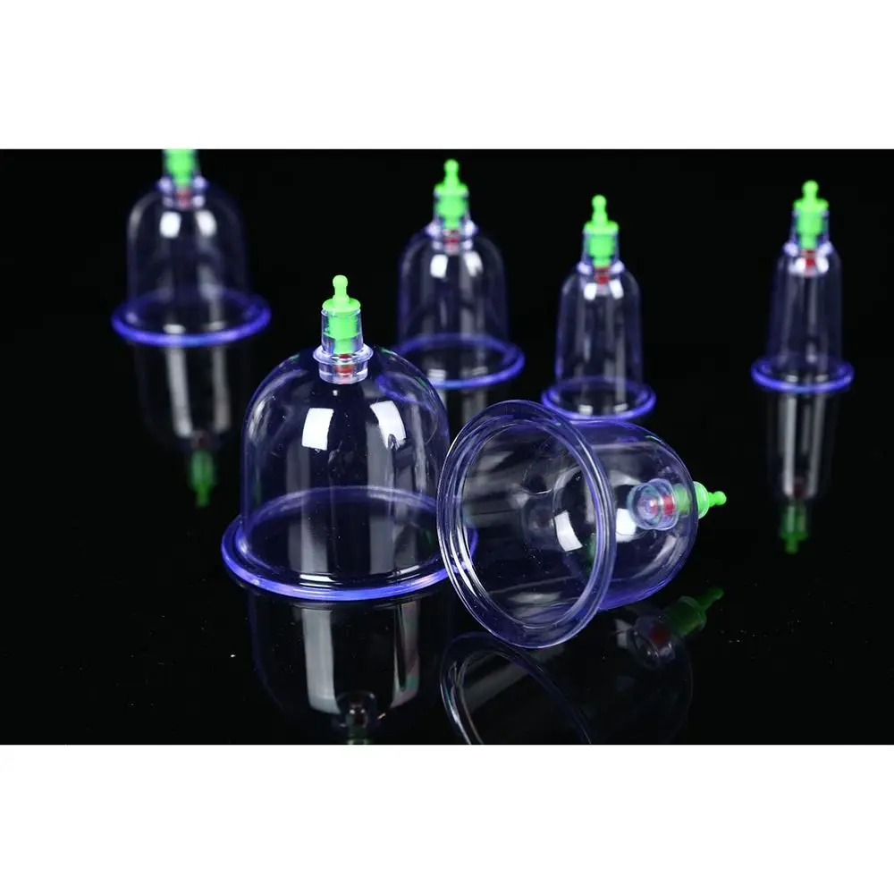 

8 шт./компл. антицеллюлитные вакуумные банки для сухого и влажного типа, массажное устройство для тела, 6 чашек, нестеклянная присоска для целлюлита