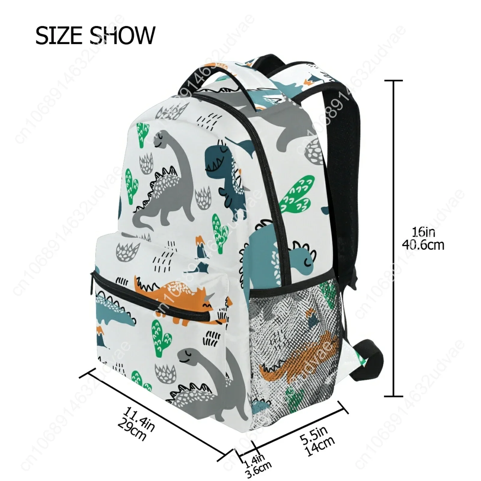 Sac à Dos d'École avec Impression de Dinosaure pour Garçon et Fille, Cartable d'Étudiant avec Animal de Dessin Animé pour Livre pour Enfant, 2021