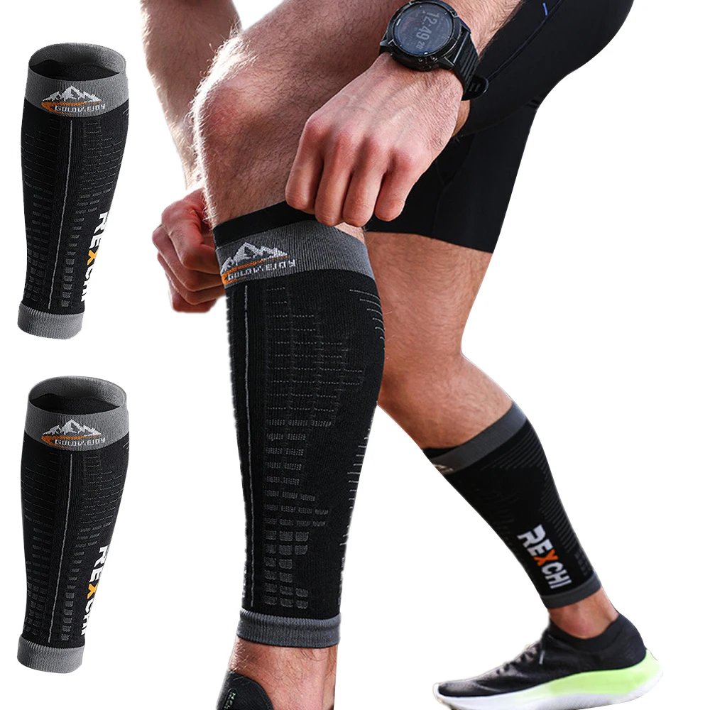 AliExpress RGGMQQ 1Pair Running Leg Compression Sleeves - Shin Splint,Calf Compression Sleeve Men and Women - Walking Cycling Yoga Swelling