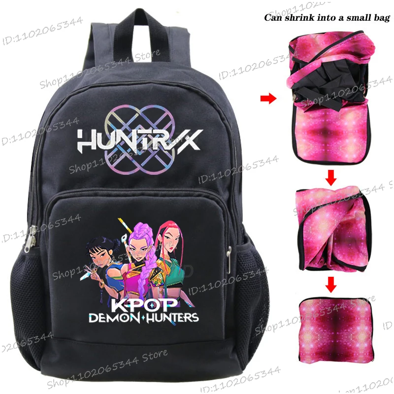 

Kpop Demon Hunters Print Backpack Student Mochila Teenager Bookbag Sport Rucksack For Boy Girl Bagpack Laptop Travel Schoolbag