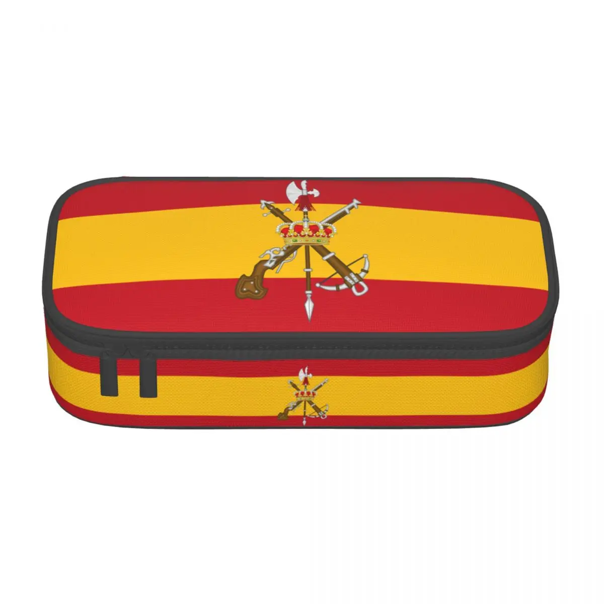 Custom Spanish Legion Korean Pencil Cases Girl Boy Large Storage Spain Army Military Pencil Bag Pouch Students Stationery