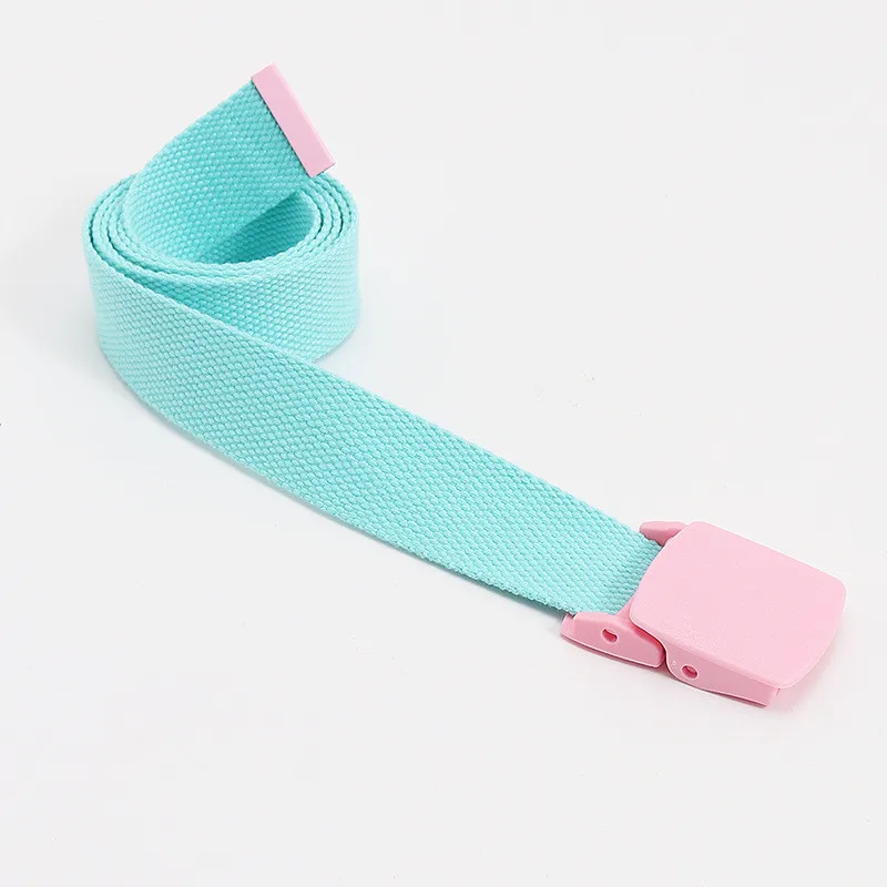 Bunter Canvas-Taktikgürtel, Unisex, modisch, lässig, luxuriös, trendiges Jeans-Accessoire, Jugend-Nylon-Gürtel, süßer Gürtel – Detail 13