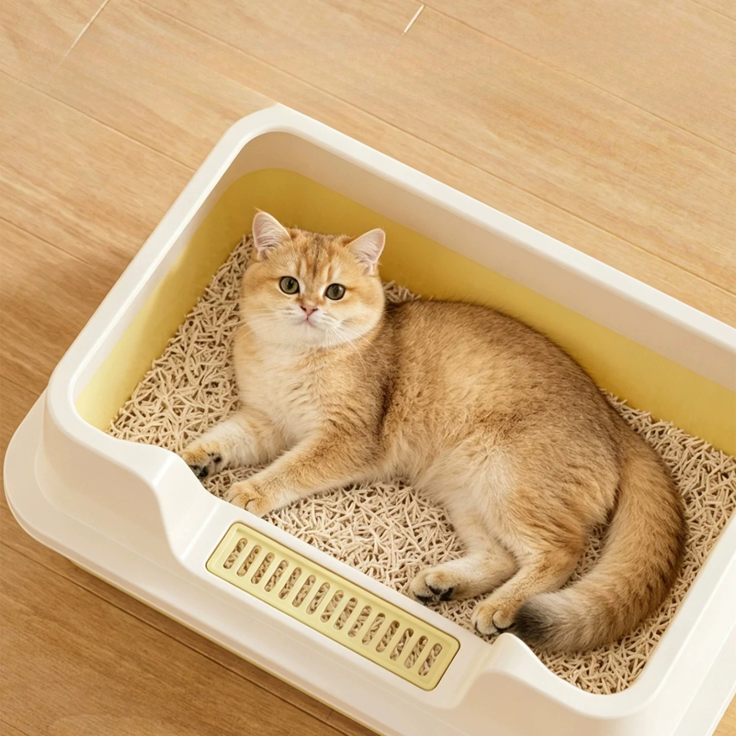 Castle For Cats Side Entrance Litter Box Extra Large Accessories Defecation Litter Box Training Arenero Para Gato Cat Supplies
