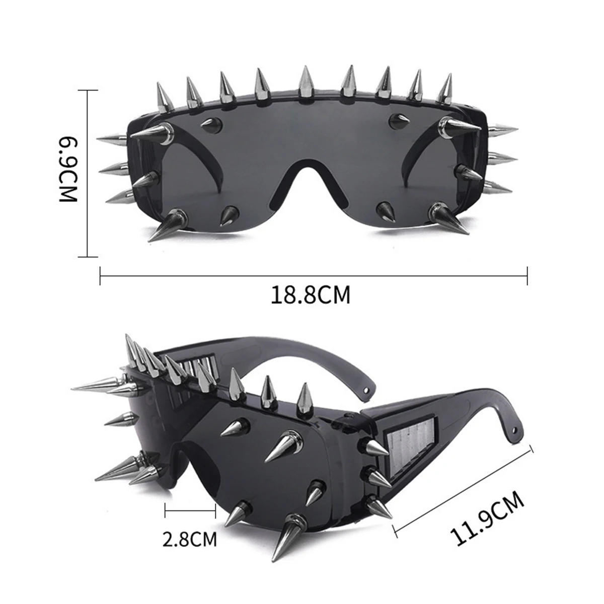 New Funny and Cool Glasses Cyberpunk Style Devil Glasses Party Sunglasses Party Glasses