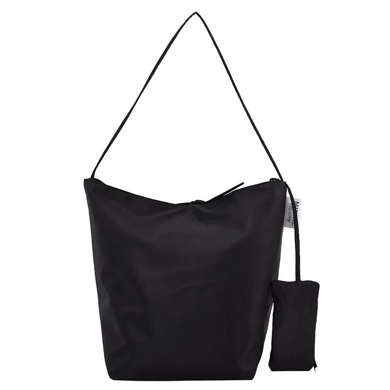 preto-feminino-dobravel-hobos-nailon-bolsa-sacos-classicos-senhora-sacola-sacos-de-ombro-macio-cordao-bolsa-de-ombro
