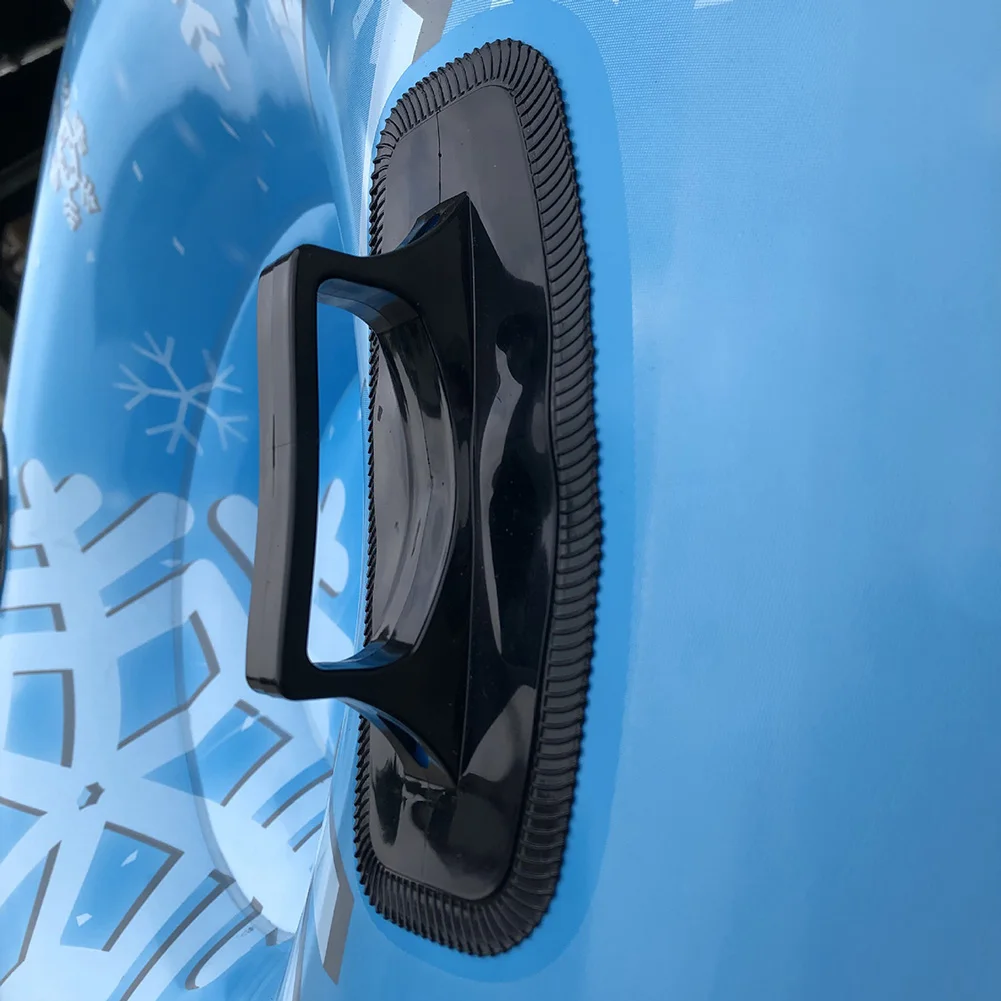 Inflatable Floated Skiing Board Thickened Floated Sled PVC Skiing Tube with Handles Skiing Ring Skiing Equipments