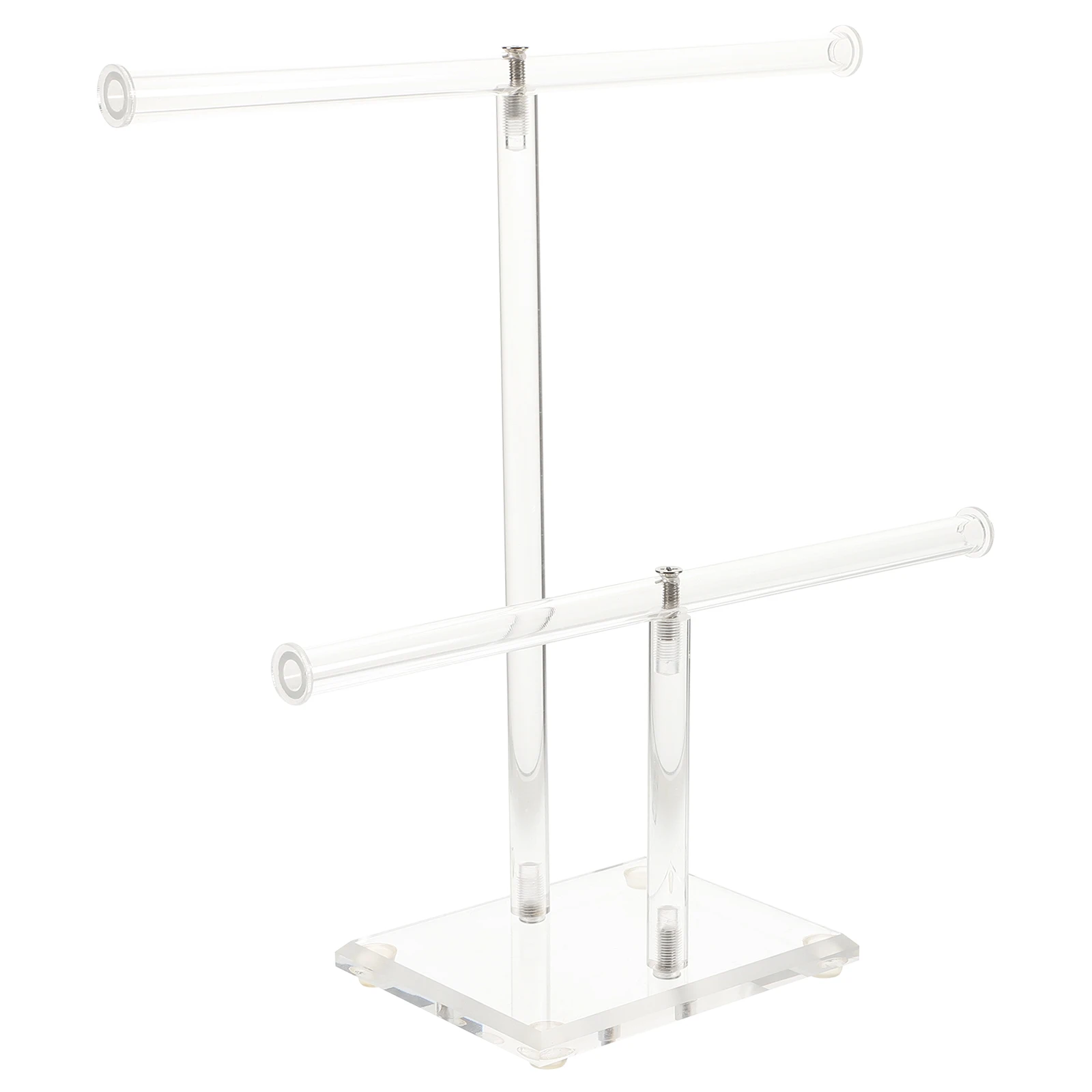 

Bracelet Display Stand Necklace Hanger Acrylic Jewelry Holder Organizer Watch Stand Multi Use Storage Decorative