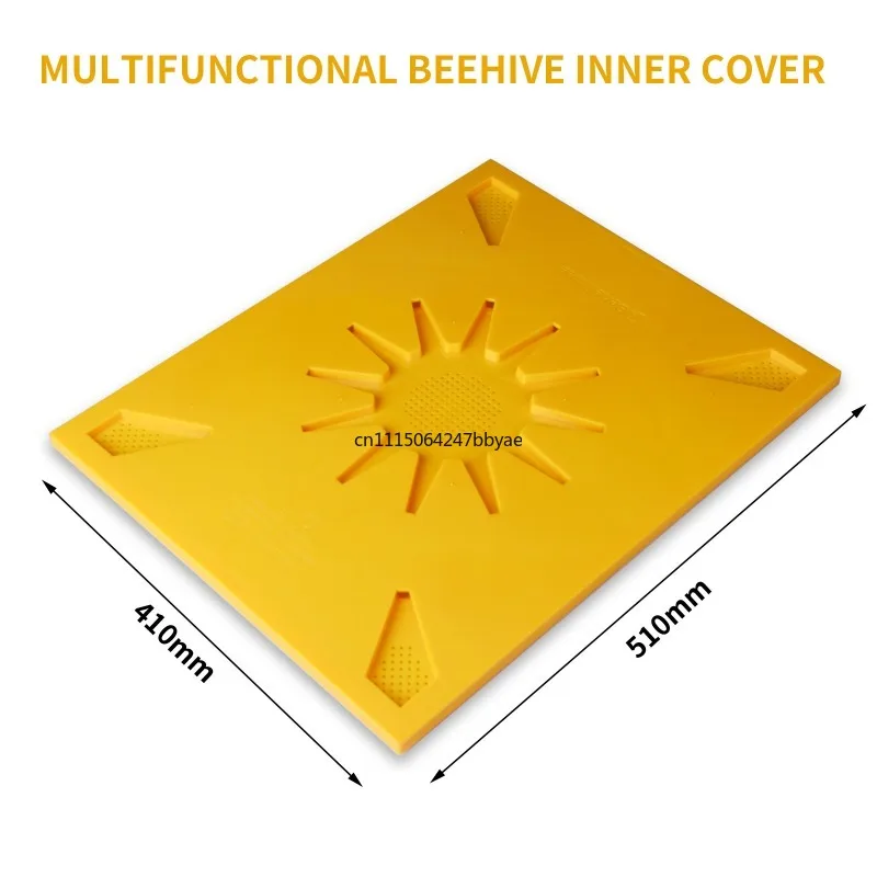 Beekeeping tools, Italian bee plastic king board, yellow arc hole, bee queen isolation board, beehive king controller