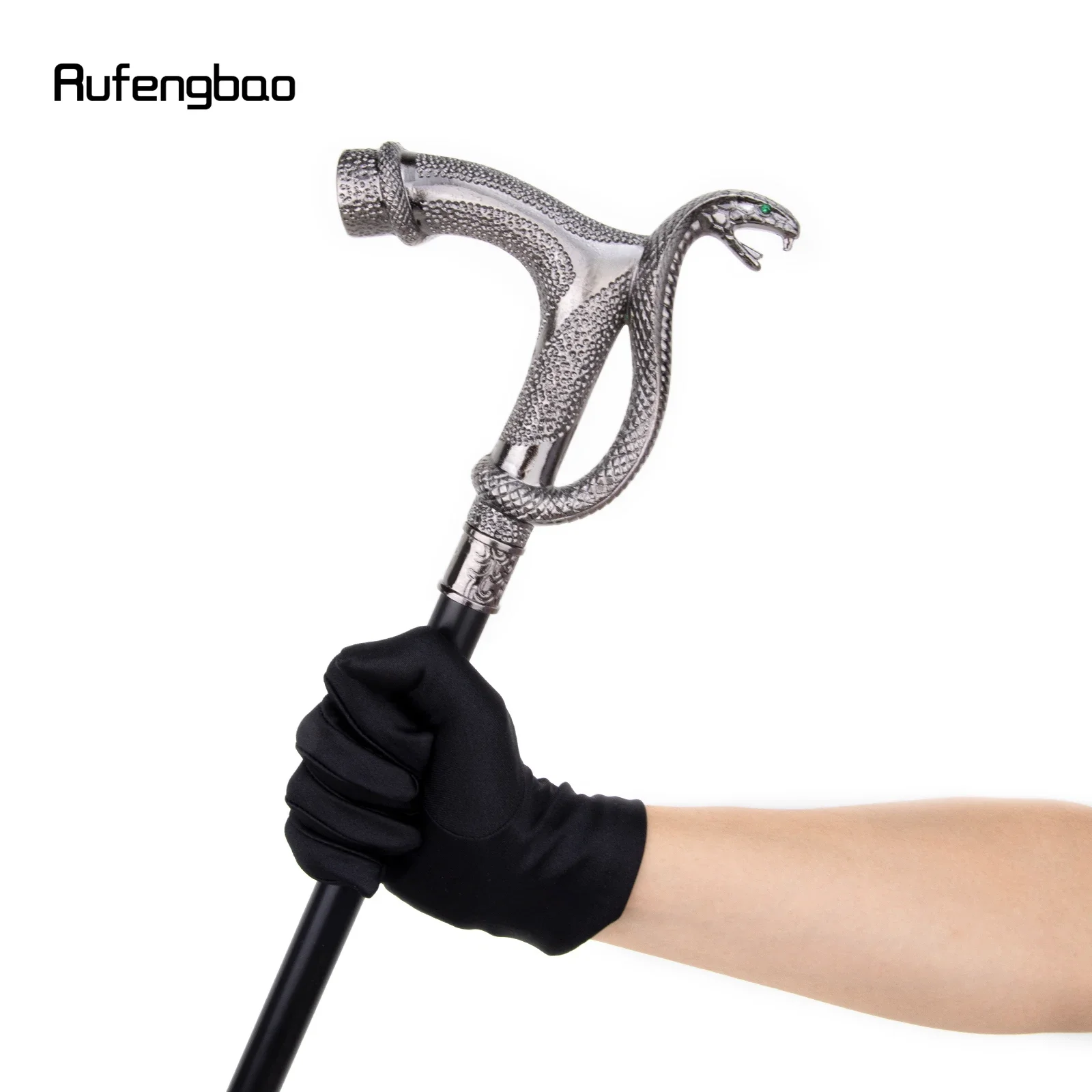 Cobra Head Fashion Walking Stick Decorative Walking Stick Cospaly Vintage Party Fashionable Walking Cane Crosier 93cm