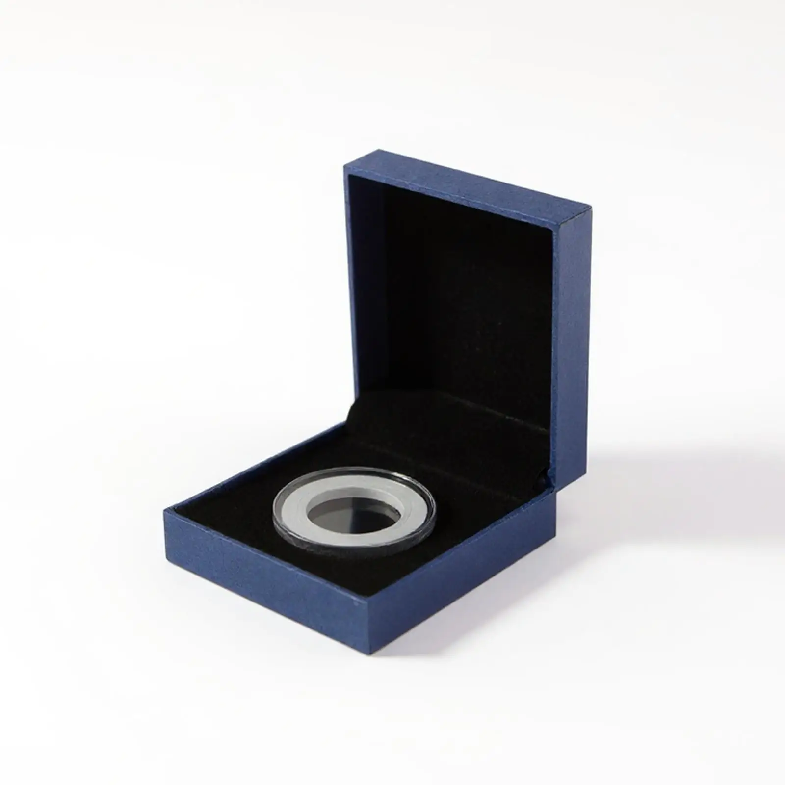 Coin Case for 38mm Diameter Clear Plastic Easy Access Single Box Collectible Coin Presentation