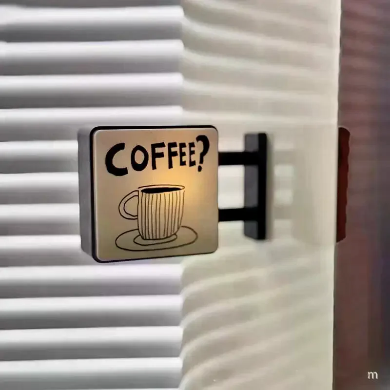 Mini Japanese Coffee Lightbox Fridge Magnet Creative Souvenir Magnetic Home Kitchen Refrigerator Decoration Gift