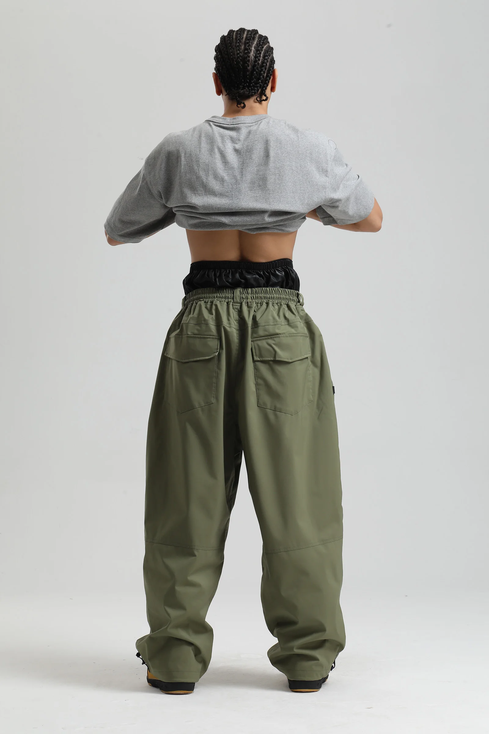 Gsou Snow 2025, Unisex-Cargohose mit lockerer Passform – wasserdichte, winddichte Snowboardhose für Damen und Herren, Winter-Schneeausrüstung – Detail 22