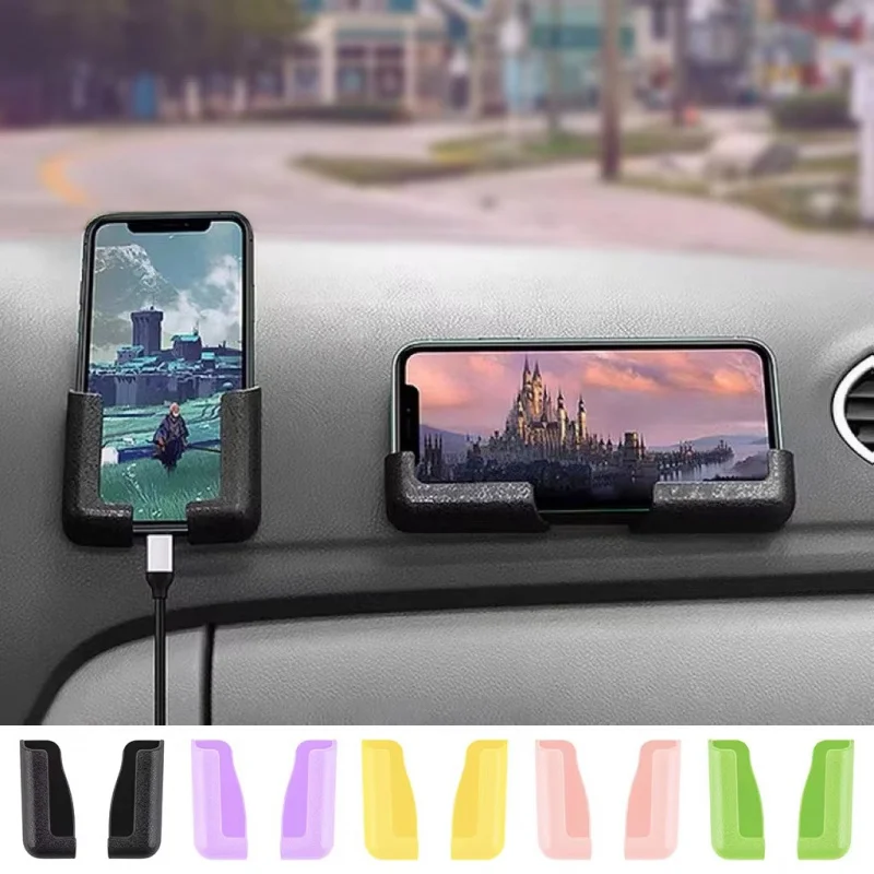 1/2/3/5 pçs auto-adesivo painel de montagem do telefone titular do telefone do carro universal gravidade automática gps suporte rack acessórios do car