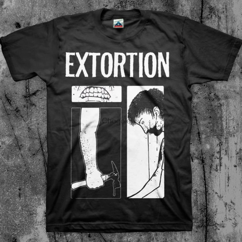 Extortion t-shirt powerviolence hardcore band(4)