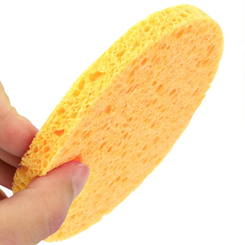 50 ชิ้นฟองน้ําบีบอัดผิวหน้าเซลลูโลสธรรมชาติทําความสะอาดใบหน้าสปาแต่งหน้า Remover แปรงซักผ้า Skin Care เครื่องมือแบบพกพา