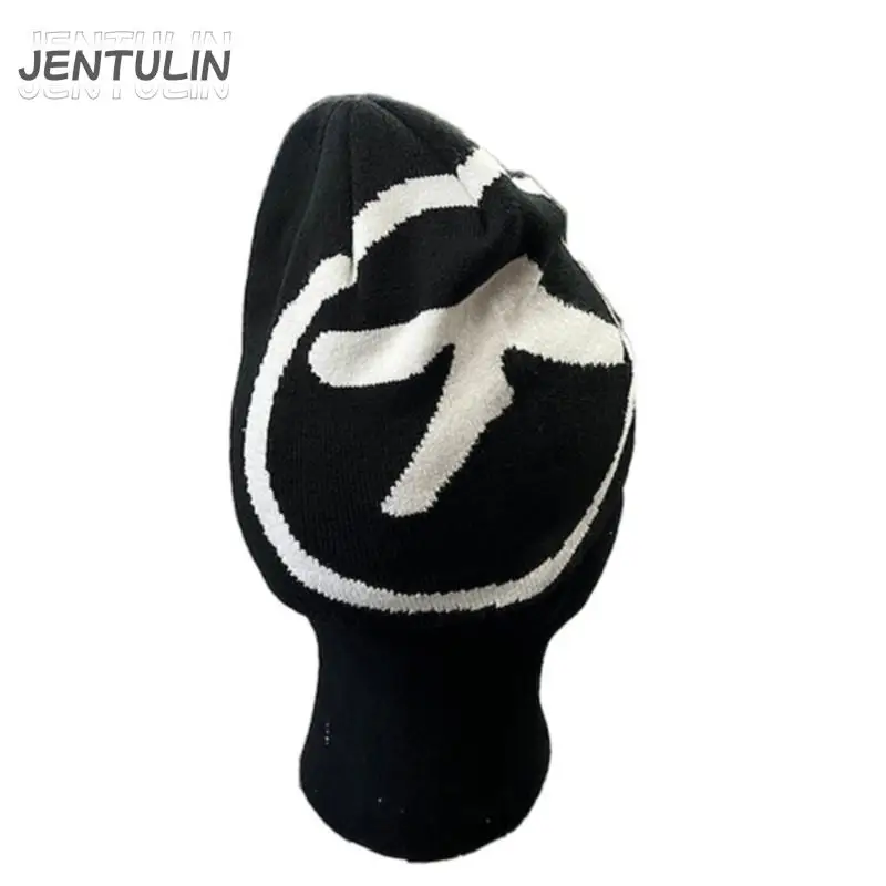 Bonnets Aphex Twin Hat pour hommes et femmes, Streetwear, Kpop, Vintage, Gothique, Chaud, Hip Hop, Unisexe, BF, Mode, Hiver, Y2K