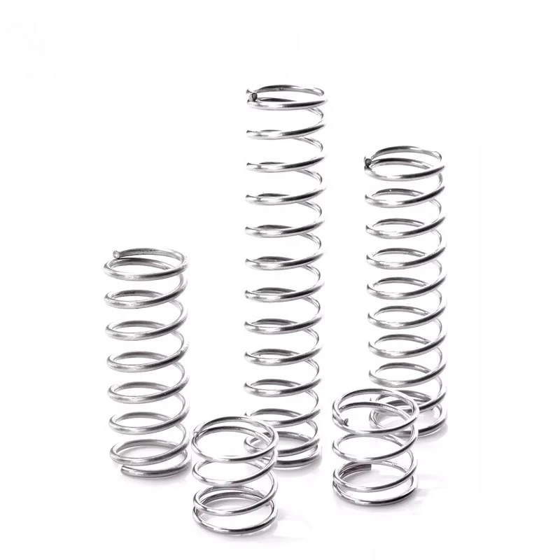 2Pcs Miniature Helical Compression Springs 1x10x60mm - 1.2x20x100mm Wire Diameter Precision Instrumentation Springs