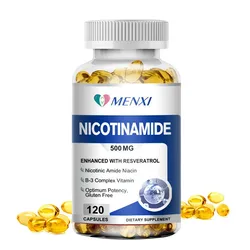 Vitamin B3 Nicotinamide 500mg Capsules - Mitochondrial Energy and Potent Skin