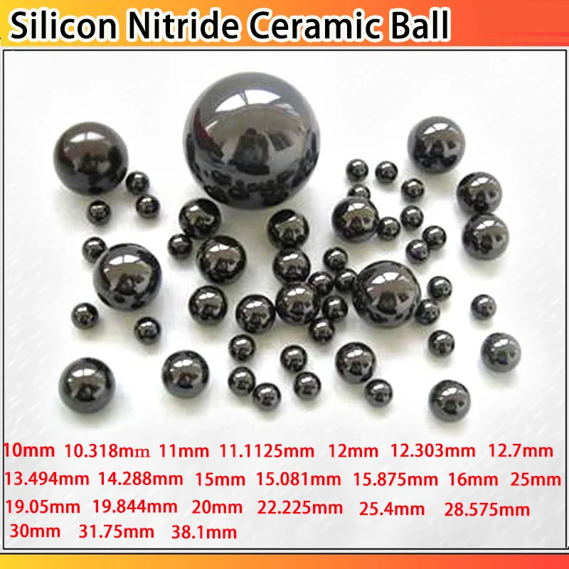 

1pcs 10~38.1mm Ceramic Balls Silicon Nitride Si3N4 G5 Precision Ceramic Bearing Ball Bead