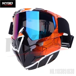 Motocross Anti-Flying Sand Outdoor Goggles Cycling Sports Goggles Mask Cycling Glasses Wholesale Removable Mask Goggles Shades