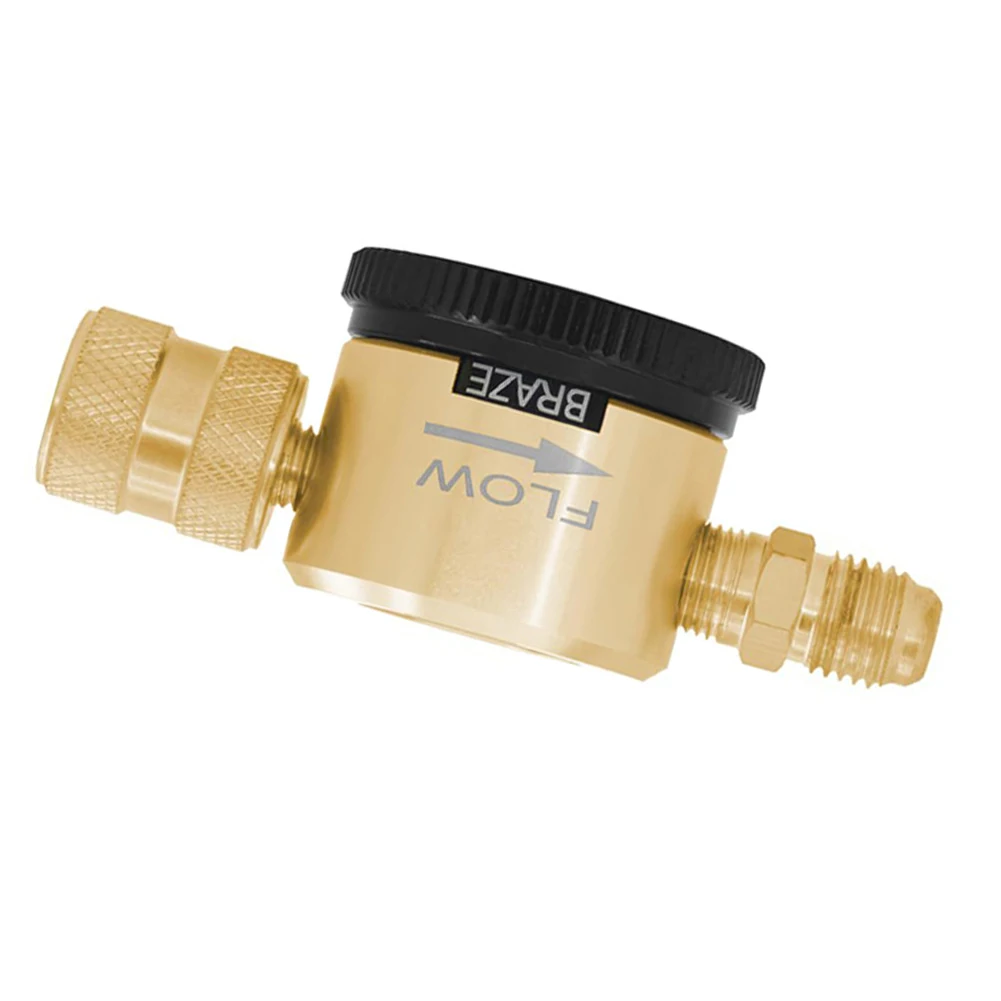 Nitrogen Regulator for HVAC Purging Featuring High-Strength Plastic and Metal Construction with 1/4 Inch Hose Interface