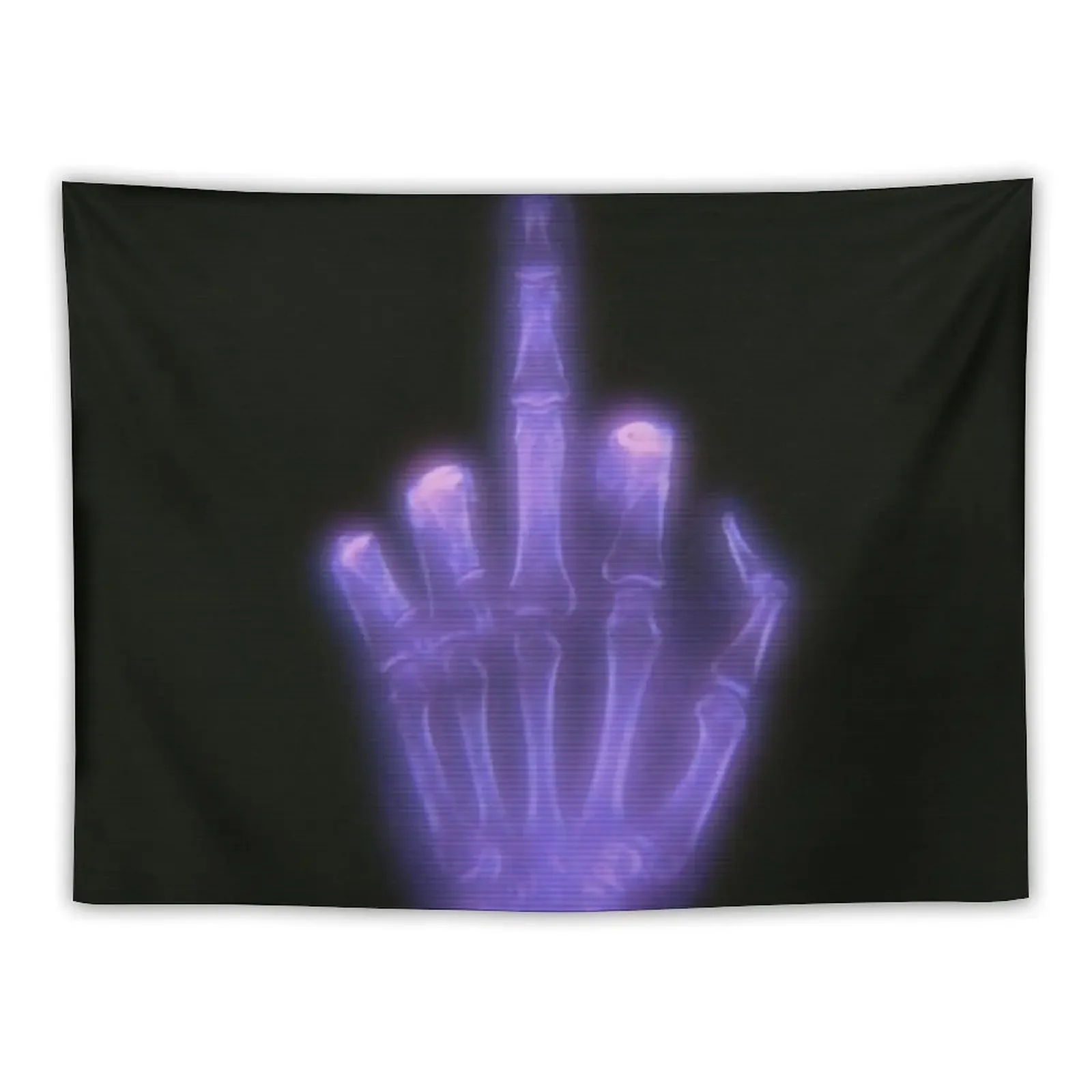 

Middle finger x-ray Tapestry Decorative Wall Wallpaper Room Decoration Korean Style Wall Tapestries Tapestry