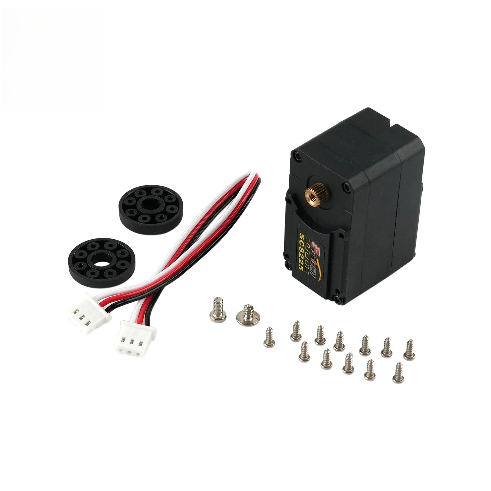 Feetech SCS225-C006 7.4V 19kg.cm Serial Bus TTL Servo Dual Axis Metal Gear Core Motor 300° Adjustable for Smart Robotics