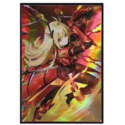 50PCS Yugioh Sky Striker Ace - Kagari Card Sleeves Yu-Gi-Oh! OCG Trading Card Shine Protective Case Cover