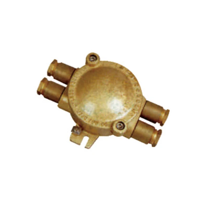 dCJXH202-4 Marine Brass Explosion-proof Junction Box For Boat