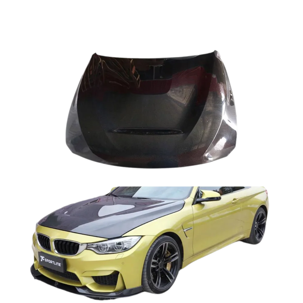 

Pure Carbon Fiber F8x Car Engine Hood With Vents For Bmw F80 M3 F82 F83 M4 14-19