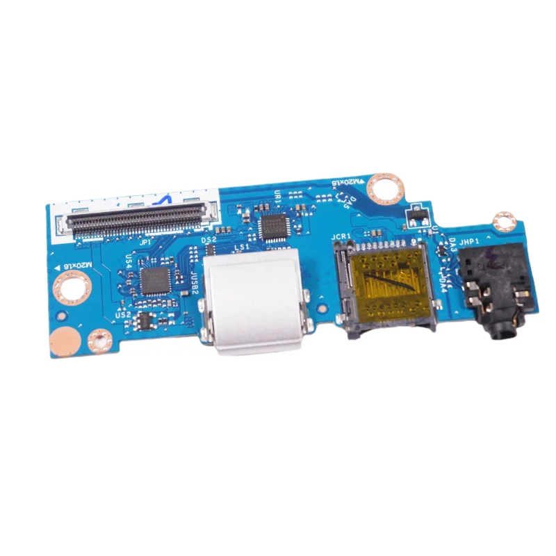 Laptop USB SD Reader Board Audio Board LS-M021P Blue For HP X360 13-BF 13-BF0013DX Series