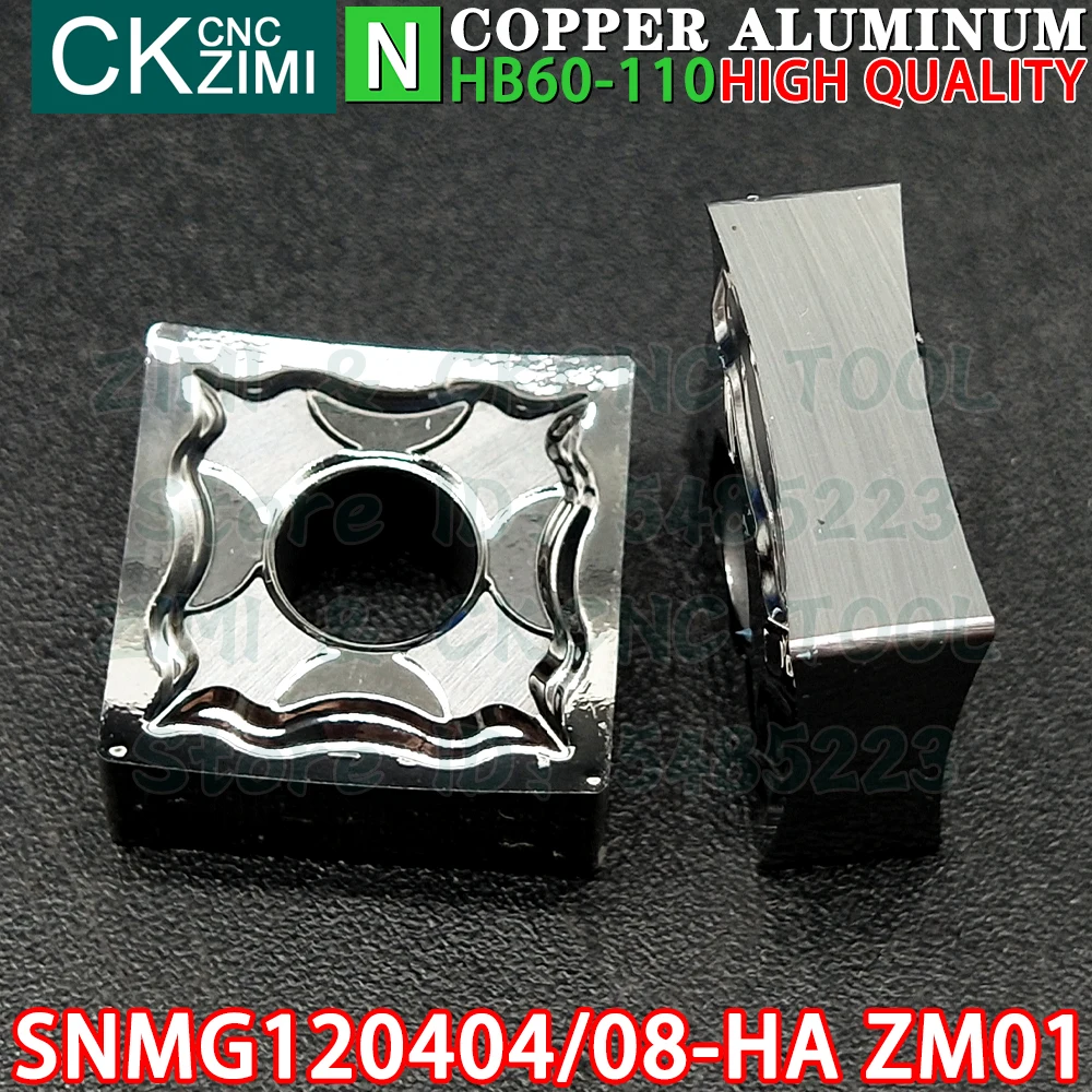 Imagem -06 - Inserções de Metal Duro Inserções de Torneamento Ferramentas Snmg1204 Snmg 1204 Cnc Cortador Mecânico Torno de Metal Ferramentas de Corte para Alumínio Snmg120404-ha Zm01 Snmg120408-ha Zm01