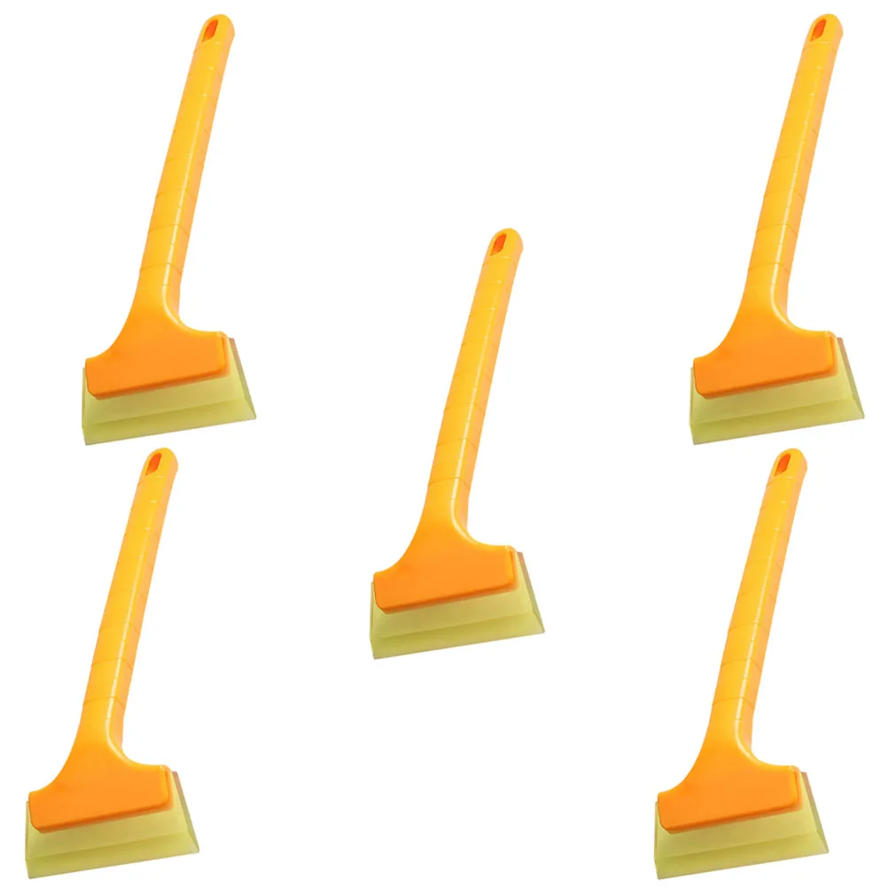 

5Pcs Ice Scraper Snow Brush for Winter Car Supplies Strong Stainless Steel Frame Non Slip Grip Snow Removal Tool Home Glass