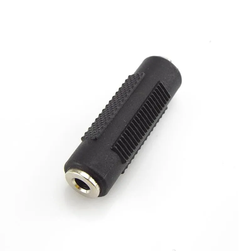 2pcs 3.5mm Female to Female Plug Stereo Adapter Audio Jack Female Coupler Plug Connector Socket Matel D5