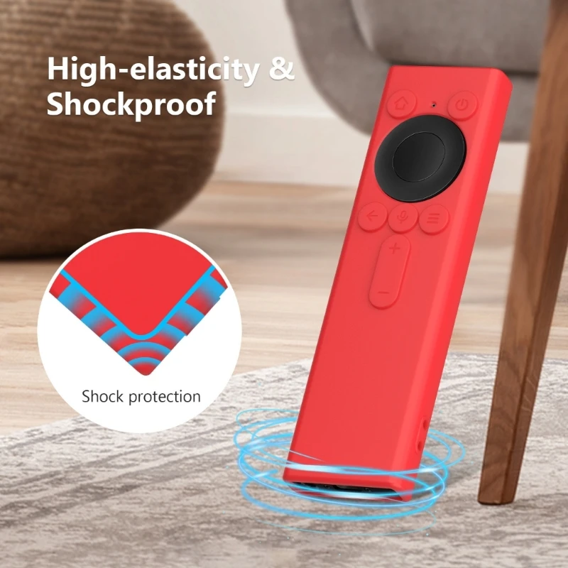 HX6A Flexible Washable Remote Control Case Smooth Surfaces Durability Protections for Lingxi Remote Controller 2nd Gen Cover