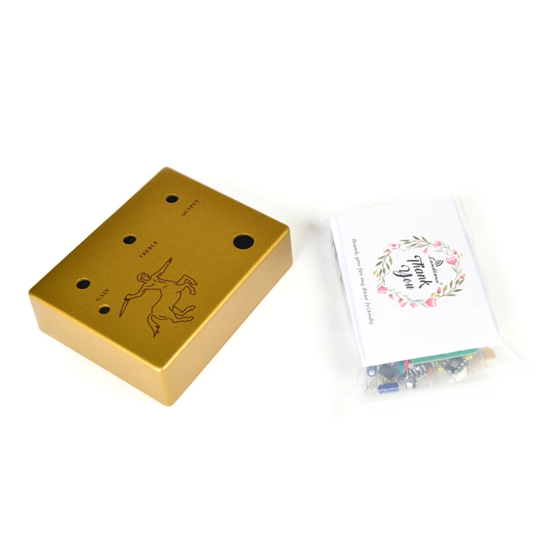 LANDTONE Klon Centaurs DIY Overdrive Pedal Kit With 1590BB  Diecast Aluminum Free Shipping