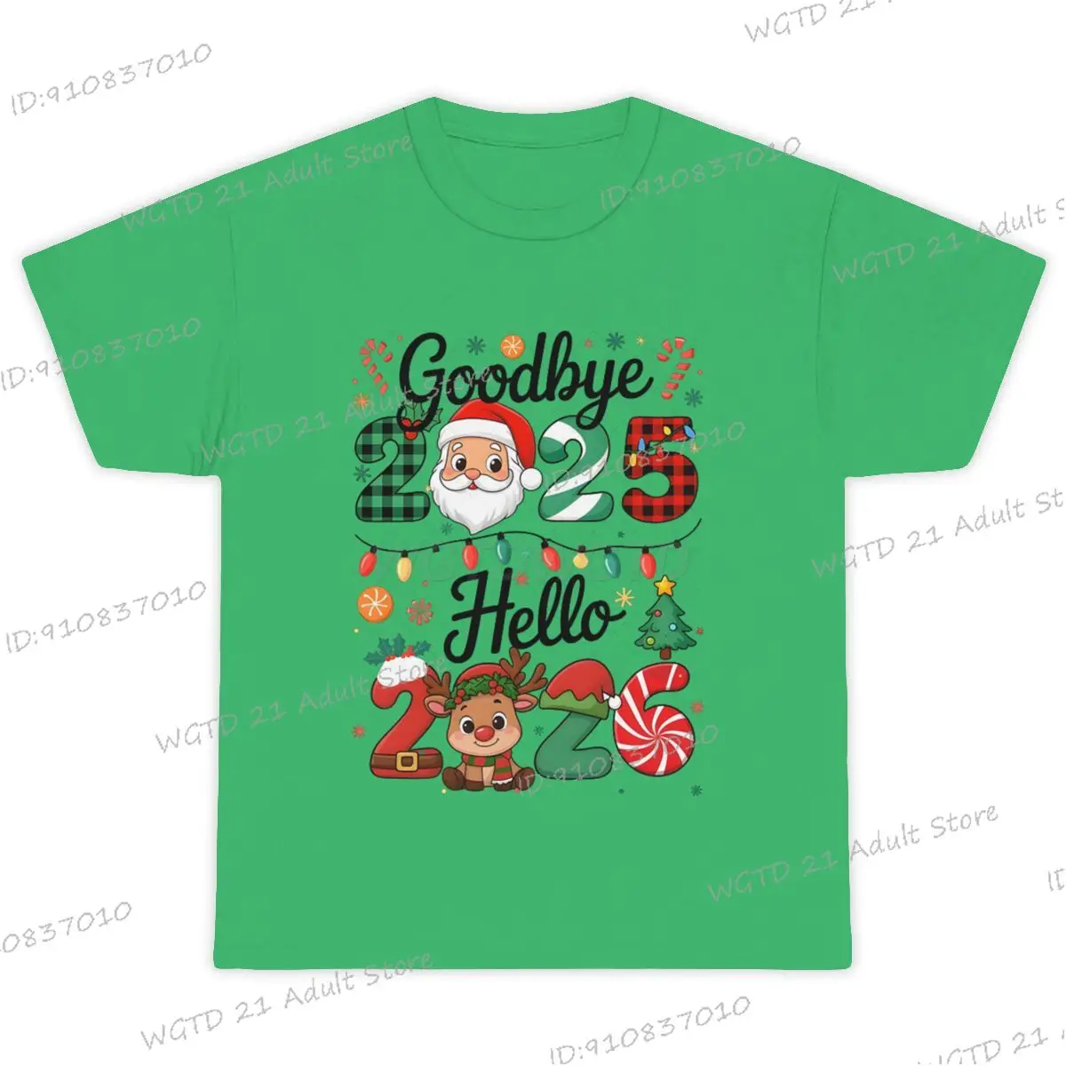 Goodbay 2025 مرحبا 2026 الأسرة مطابقة قميص أبي أمي الاطفال تي شيرتات قصيرة الاكمام القطن الطفل ارتداءها رومبير الأسرة نظرة الملابس