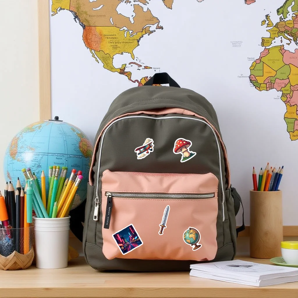 35-70 قطعة ملصقات مستوحاة من السفر الطبيعي حزمة لوازم مكتبية جمالية ملصقات مكافأة المعلم الأمتعة مذكرات الديكور