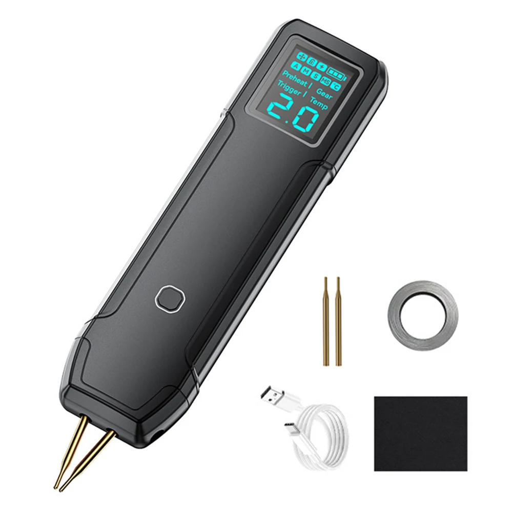 For Battery Packs LCD Screen Battery Spot Welder For Home Use Safe Operation Battery Welder Overheat Protection