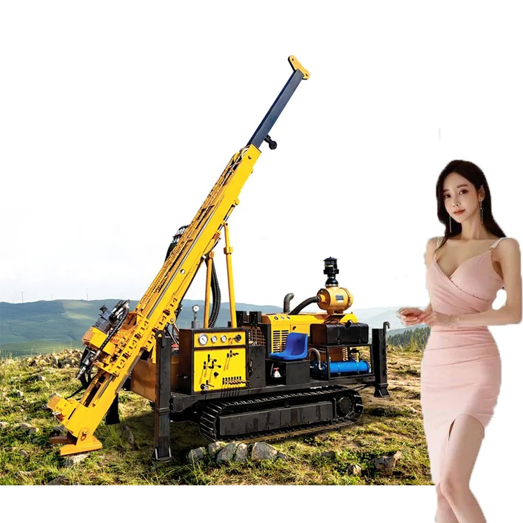 Hydraulic Crawler Core Drilling Rig With Pump And Motor For Mining And Drilling Hydraulic Jack Core Machine For Rig Drilling