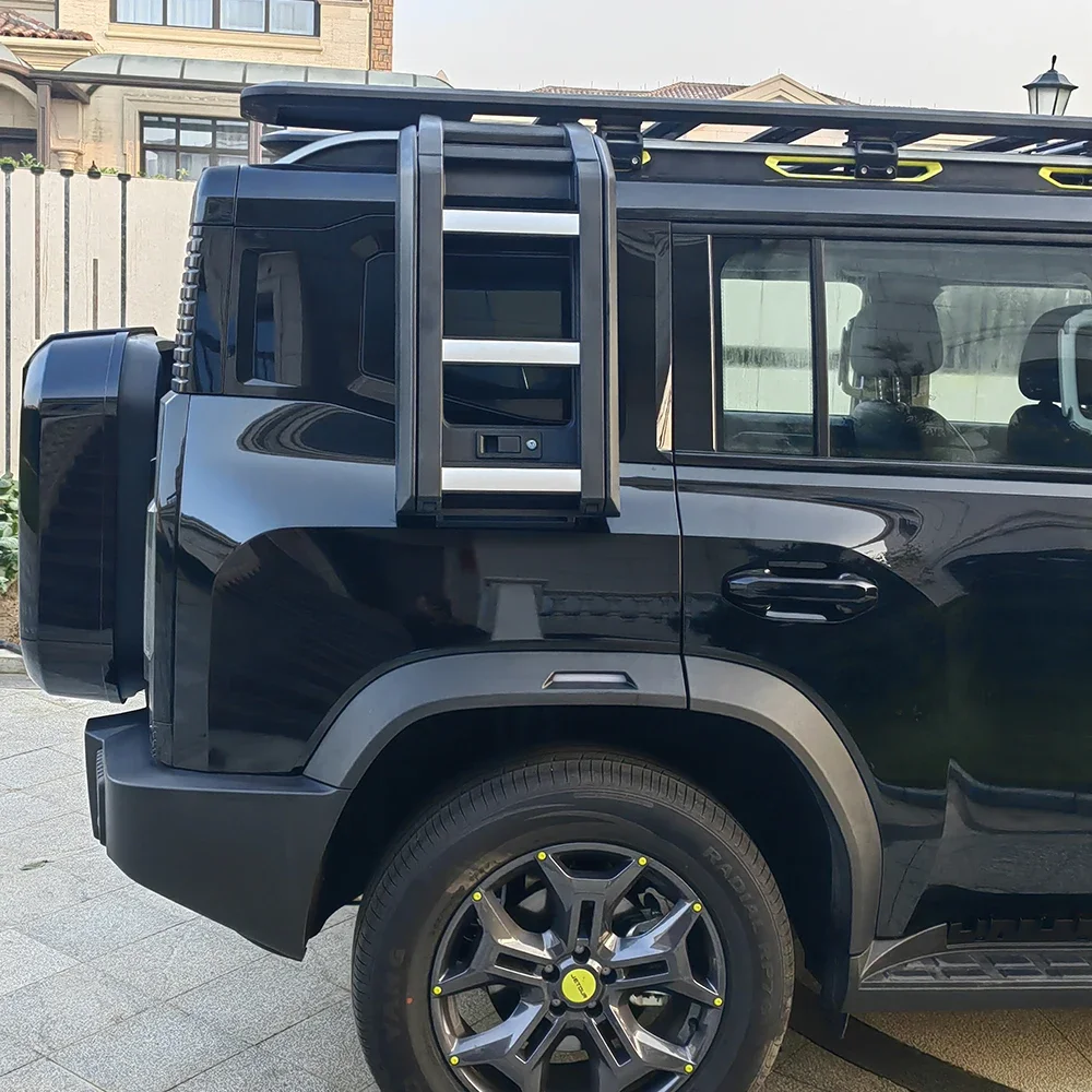 Equation Leopard 5 Electric Scooter with Folding Roof Rack and Off-Road Modification Accessories