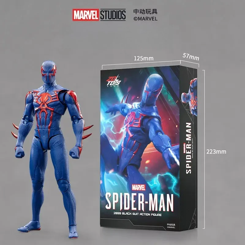 

ZD Marvel Spider Man 2099 Game Movie Peripherals Articulated Action Figure Model Toy Decor Desktop Ornament Collectible Boy Gift