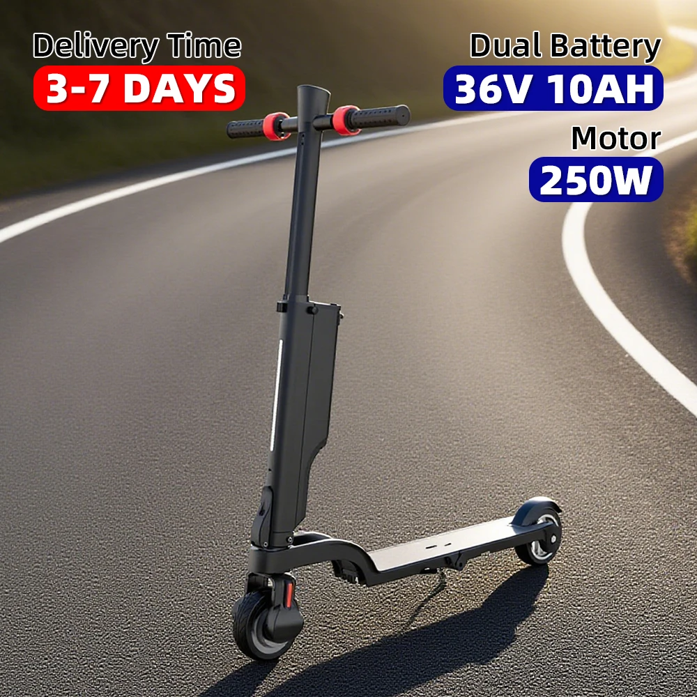 

A 5.5-inch electric scooter with 250W36V10AH dual lithium battery and foldable electric scooter in stock from the United States
