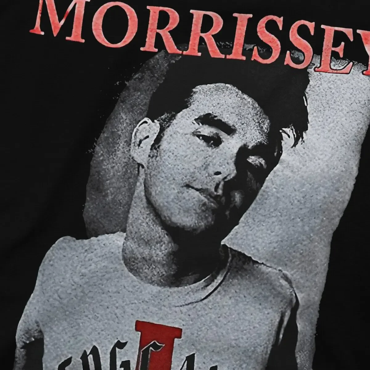 ريترو رمادي أبيض المغني صور طباعة الرجال تي شيرت الراحة 100% القطن س الرقبة عادية كم قصير المعتاد قمم تي شيرت الذكور تيز